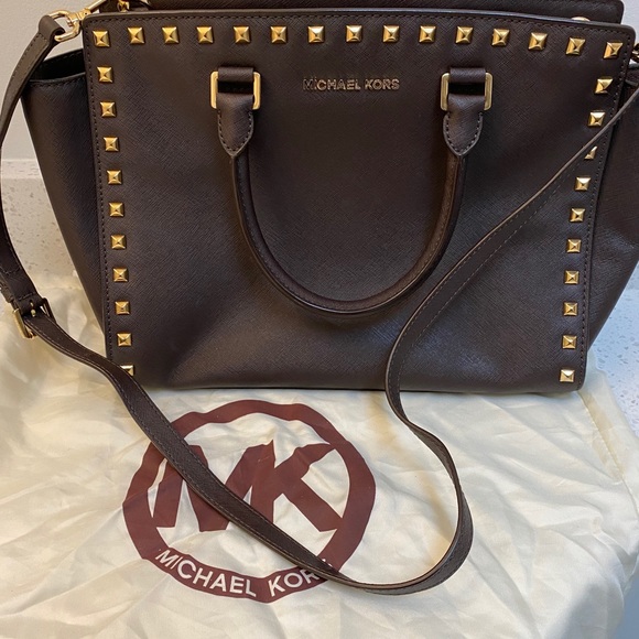 Michael Kors Selma Studded tote Bag - Picture 9 of 13